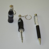 Bottle keychain with Pen