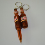 Bottle keychain with Pen